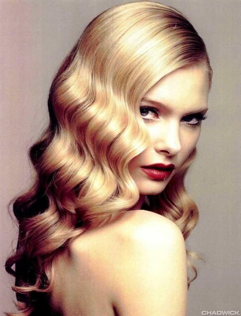 Glamour hairstyle